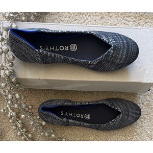 NWT Rothy’s Granite Heather Flats